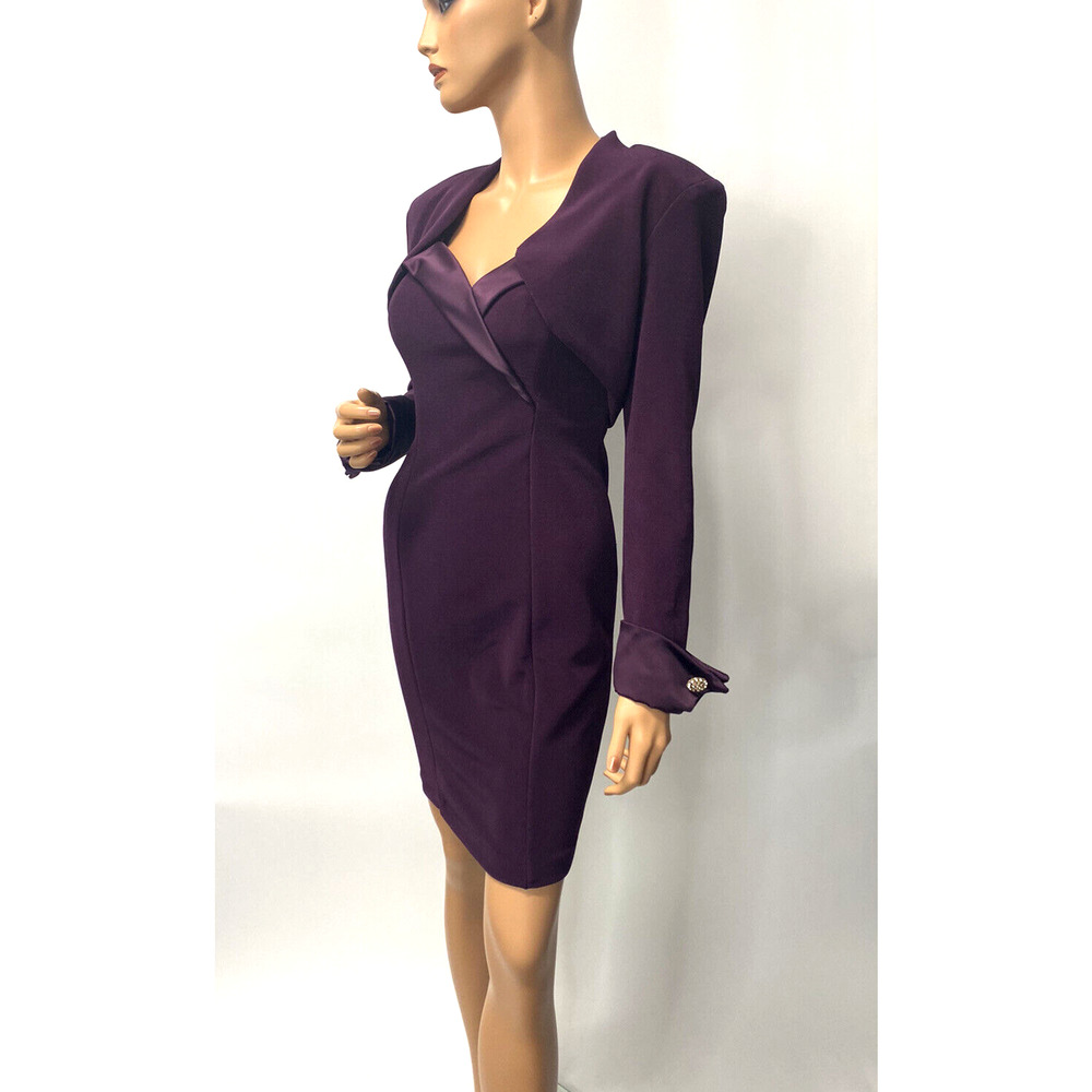 Betsey and Adam dress set size S eggplant color